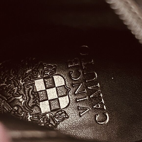 Vince Camuto Womens Phranzie High Boots Size 7 Suede Leather Side Zip Black Sexy - Picture 4 of 9